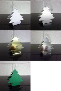 Christmas Tree Favour Box Xmas Tree Decoration - Choose Quantity - Choose Colour - Picture 1 of 6