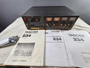 Reproductor/grabador de casete Tascam 234 de 4 pistas. Para piezas o reparación. - Imagen 1 de 10
