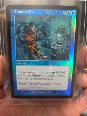 MTG  Magic The Gathering Traumatize FOIL  Odyssey NM  - Image 1 of 4