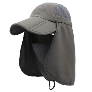 Neck Face Flap Outdoor Wide Brim Cap UV Protection UPF50+ Sun Hats Fishing Ha... - Picture 1 of 6