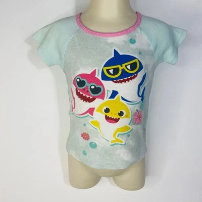 Baby акула 3T девочек Baby акула Summer рубашка - Изображение 1 из 3