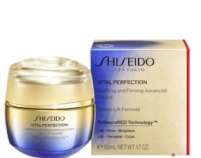 Crema Reafirmante Reafirmante Edificante Avanzada Shiseido Vital Perfection 50 ml/1,7 oz Auténtica Foto 1 de 2