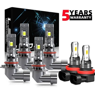 Faros antiniebla LED H11 para Mitsubishi Lance2008-2017 9005+9006 Foto 1 de 4