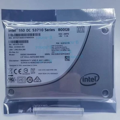 NEW Intel SSD DC S3710 Series 800GB 2.5''SATA 6Gb/s Enterprise Solid State Drive - Image 1 of 3