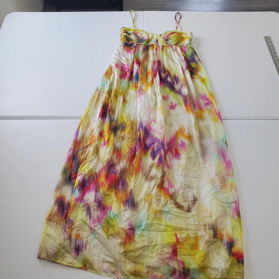 Vestido caprichoso Y2K Fairy Grunge para mujer 6 seda maxi imperio cintura espagueti babydoll Foto 1 de 4