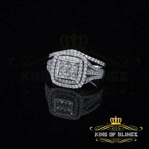 Runder Damenring 4,00 kt Zirkonia Sterlingsilber Verlobung Größe 8 - Bild 1 von 12