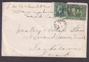 Kanada 1934 Brief L M Schulte Marysburg Sask to Wesley's Store Saskatoon - Bild 1 von 1
