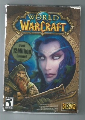 World of Warcraft PC Big Box Game Blizzard 2004 Factory Sealed Original Tape - Image 1 of 4