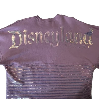 迪士尼乐园迪士尼度假区精神球衣紫色虹彩亮片米奇尺寸 S — 第 1/4 张图片