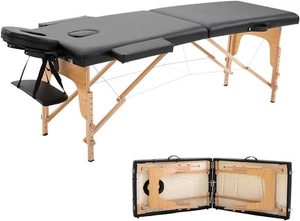 Massageliege tragbar, 2-fach 84" höhenverstellbar Salon Spa Bett Spa Massage - Bild 1 von 9