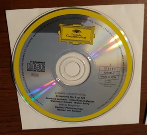 Beethoven: Symphony #9, Op 125 (CD 1963) Herbert von Karajan 429041-2, DISC ONLY - Imagen 1 de 1