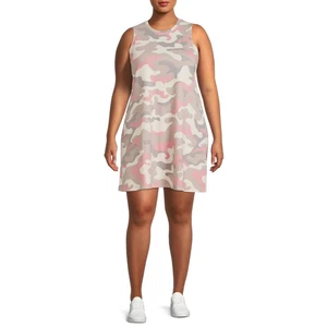 Terra & Sky Women's Plus Size Swing Tank Dress - Picture 1 of 20
