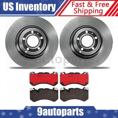 Kit de frenos delanteros Brembo rotores pastillas de cerámica para Mercedes-Benz C63 AMG 2008-2018 Foto 1 de 4