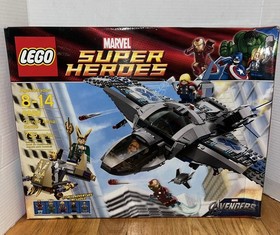 2012 LEGO Marvel Super Heroes Quinjet Aerial Battle Avengers 6869