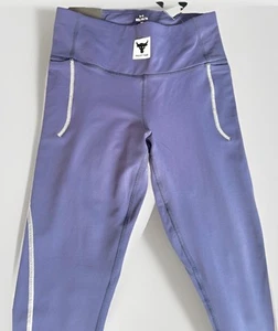 SALE! Under Armour NWT Women's Project Rock High Rise Purple M Ankle Active Pant - Picture 1 of 10