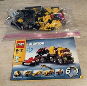 LEGO 4891 &ndash; Creator 6 In 1 Set &ndash; Highway Haulers &ndash; 100% complete w/ instructions
