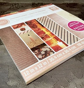 Craft Smith November 2024 12” X 12” Light Card Stock Paper Pad New 48 Sheets - Picture 1 of 9