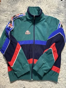 CHAQUETA DEPORTIVA FÚTBOL BARCELONA 1995 1997 VINTAGE KAPPA HOMBRE TALLA L - Imagen 1 de 6