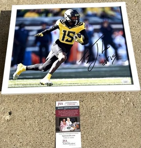 TEZ JOHNSON Buccaneers SIGNED + FRAMED 11x14 Photo JSA COA Oregon Ducks Football - Picture 1 of 3