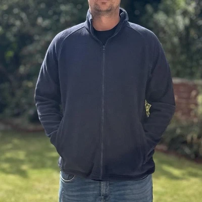 Regatta Fleece Jacket Women's Size 20 Navy Full Zip Windbreaker Fleece Sweater - Image 1 of 4