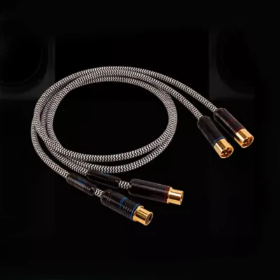 HiFi XLR Cable for Mixer Amplifier OCC Silver Plated Core Balanced  Audio Cable - Image 1 of 4
