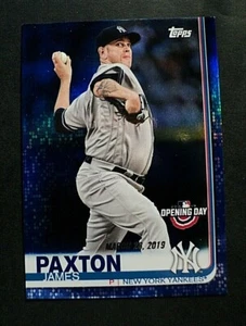 Topps Opening Day Paxton James #195 2019 lámina azul... subasta #4156 - Imagen 1 de 2