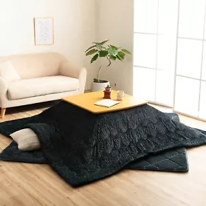 IKEHIKO Kotatsu Futon Japanese Comforter Flannel Table Blanket Blue 1475 - Picture 1 of 11