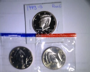 Medio dólar pds Kennedy 1993 sin circular en violonchelo como nuevo y prueba - Imagen 1 de 2