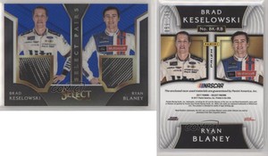 2017 Panini Select Pairs Blue Prizm /199 Ryan Blaney Brad Keselowski #BK-RB