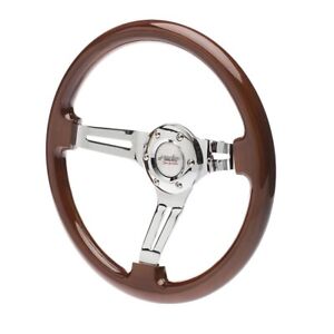 Steering Wheel Didier Universal Real Wood 350mm - Simoni Racing