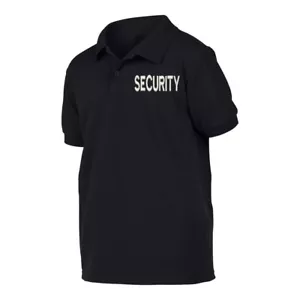 Polo Militar Negro SEGURIDAD - Imagen 1 de 2