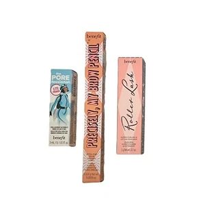 Benefit Set: My Brow Pencil (Warm Deep Brown), Roller Lash, Porefessional Primer - Picture 1 of 2