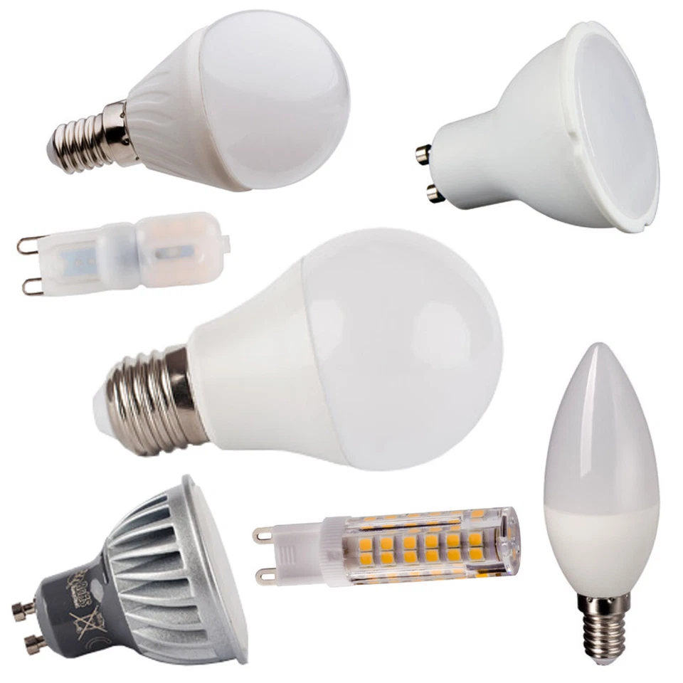 GU10 G9 E14 E27 LED 1W-22W Leuchtmittel Lampe Lampen Spot Strahler Birne Kerze - Bild 1 von 1