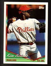1994 Topps SPANISH BILINGUAL #238 Kim Batiste RIP PHILADELPHIA PHILLIES