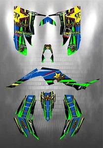 YAMAHA RAPTOR 350 2004-2014 Full Graphics kit Stikers Decals - Picture 1 of 4