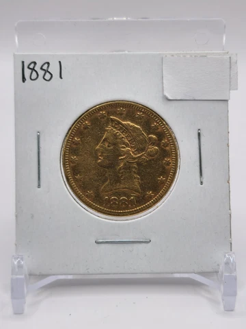 1881 $10 Gold Liberty (122DM) Cover