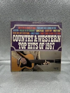 Country & Western Top Hits of 1967 LP Record Album Vinyl - Imagen 1 de 2