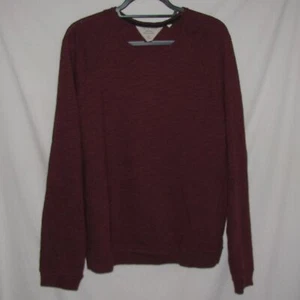 Mens' Rag & Bone Crewneck Henley Long Sleeve Shirt Maroon Size Extra Large XL - Picture 1 of 9