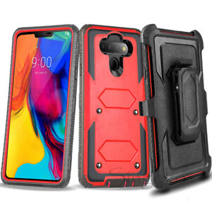 RUGGED FULL BODY TANK Belt Clip Holster Stand Phone Case Cover SCREEN PROTECTOR