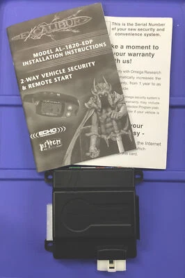 EXCALIBUR AL-1820-EDP REMOTE START ALARM KEYLESS ENTRY MODULE BRAIN ONLY - Image 1 of 3