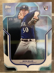 2023 Topps X J-Rod Show Out Collection Bryce Miller RC Blue #/44 Mariners #47