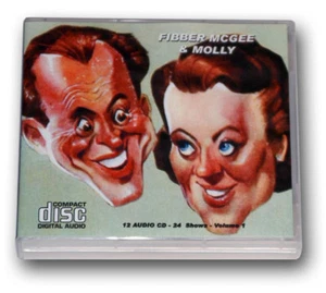 FIBBER MAGEE AND MOLLY - OLD TIME RADIO - 12 AUDIO CD - 24 Shows - Volume 1 - Picture 1 of 1