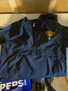 Tennessee Vols Jacket Size Yxl Grey Pullover Windbreaker Power - Picture 1 of 4
