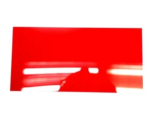 2pcs Acrylic Sheet Transparent 20x10cm t= 2mm Color = Red * 200x100x2mm - Picture 1 of 1