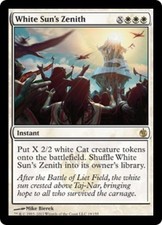 Mirrodin Besieged ~ WHITE SUN'S ZENITH rare Magic the Gathering card