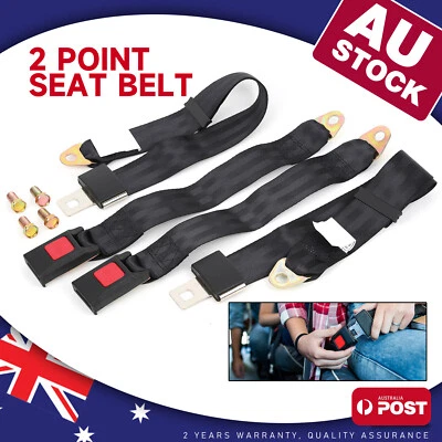 2 Point Seatbelt For Ford Focus/Fairmont/Fairmont Ghia/Fairlane/Fiesta/F-100 - image 1 of 4