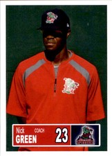 2018 Lowell Spinners Grandstand #20 Nick Green Pitching Coach East Point Georgia