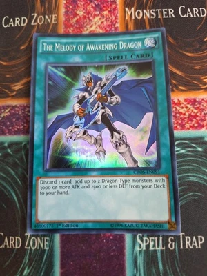Yugioh The Melody of Awakening Dragon CROS-EN091 Super Rare 1st Edition NM - Image 1 of 4
