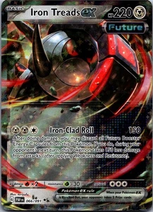 Iron Treads ex 066/091 - Paldean Fates Holo - Picture 1 of 2