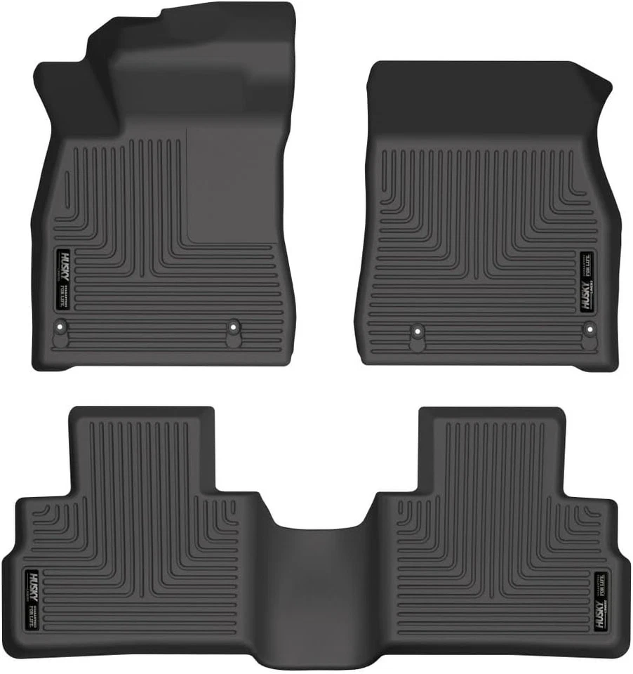 Weatherbeater Floor Mat Fits 2020-2025 Nissan Sentra Front & 2nd Row 3-pc Black Foto 1 de 4